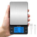 Mini Coffee Scale with Timer, Resolution 0.1G, Max 2Kg 4.4Lbs